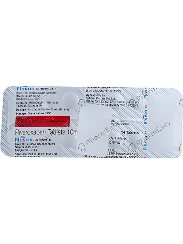 IVM_1026_01 Flovas 10 Tablet – Rivaroxaban Blood Thinner for Stroke & Clot Prevention