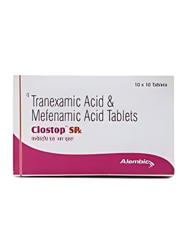 IVM_1032_01 Clostop Srx Tablet – Relief from Menstrual Pain and Heavy Bleeding
