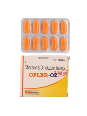Ofler OZ Tablet (Ofloxacin 200 mg/Ornidazole 500 mg)