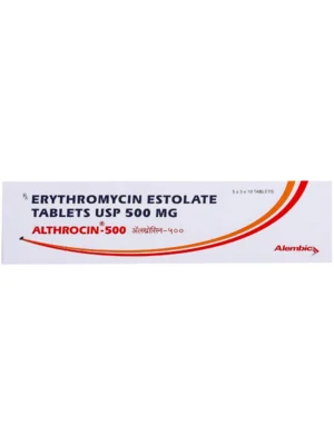Althrocin 500mg Tablet (Erythromycin) - Broad-Spectrum Antibiotic