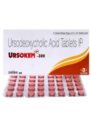 Ursokem 300 Tablet (Ursodeoxycholic Acid 300 mg)