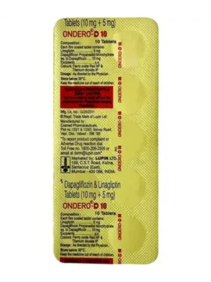 Ondero-D Tablet (Dapagliflozin/Linagliptin)