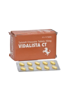 Vidalista CT 20 mg (Tadalafil) – Chewable Tablets