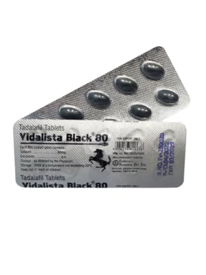 Vidalista Black 80 Mg | High-Dose Tadalafil for Erectile Dysfunction