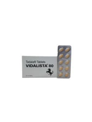 Vidalista 80 Mg | Maximum Strength Tadalafil for Erectile Dysfunction