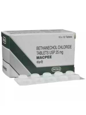 Macpee 25 mg Tablet (Bethanechol Chloride 25 mg)