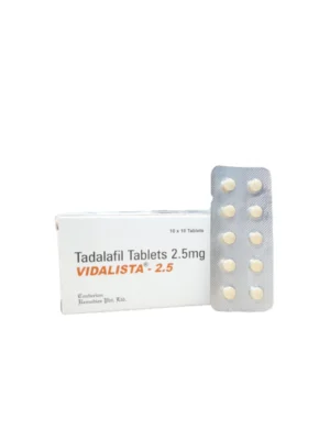 Vidalista 2.5 mg | Tadalafil for Erectile Dysfunction