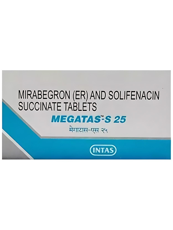 IVM_127_01 Megatas 25 mg Tablet (Mirabegron 25 mg)