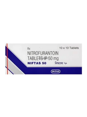 Niftas 50 mg Tablet (Nitrofurantoin 50 mg)