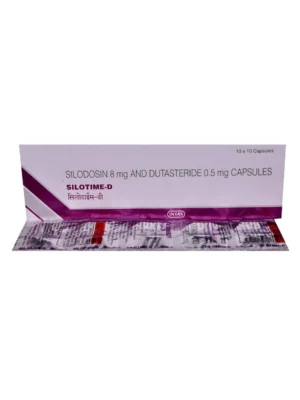 Silotime D Capsule (Silodosin 8 mg/Dutasteride 0.5 mg)