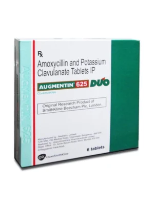 Augmentin 625 Duo Tablet (Amoxycillin + Clavulanic Acid) – Broad-Spectrum Antibiotic