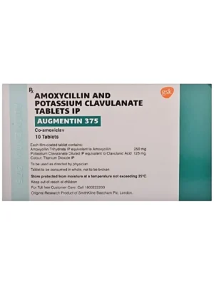 Augmentin 375 Tablet (Amoxycillin + Clavulanic Acid) – Treatment of Bacterial Infections