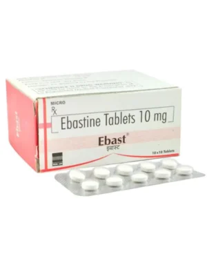 Ebast 10mg Tablet (Ebastine) - Relief from Allergies & Skin Reactions