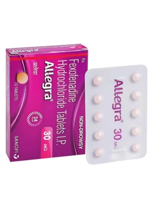 Allegra Tablet (Fexofenadine) – Relief from Allergy Symptoms