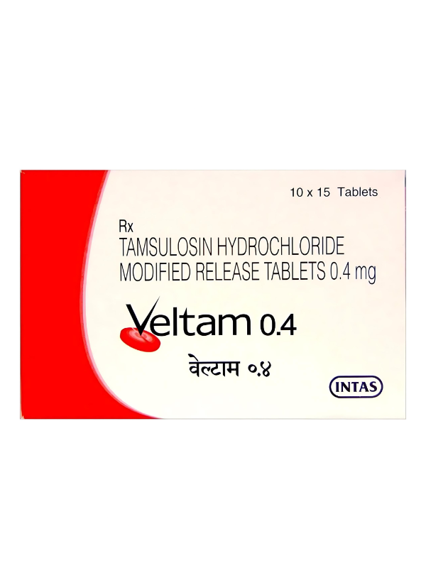 IVM_137_01 Veltam 0.4 Tablet MR – Tamsulosin for Benign Prostatic Hyperplasia (BPH) Relief