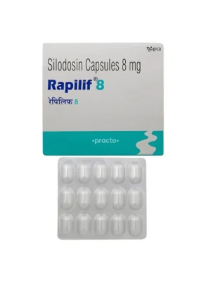 Rapilif 8 mg Capsule (Silodosin)
