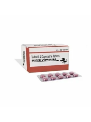 Super Vidalista | Tadalafil 20 mg + Dapoxetine 60 mg | Dual-Action ED & PE Treatment