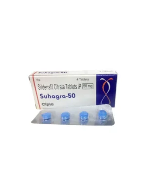 Suhagra 50 mg (Sildenafil Citrate)