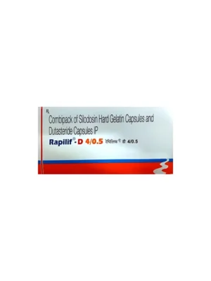 Rapilif D 4/0.5 Capsule (Silodosin 4 mg/Dutasteride 0.5 mg)