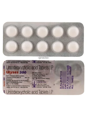 Ulyses 300 Tablet (Ursodeoxycholic Acid 300 mg)