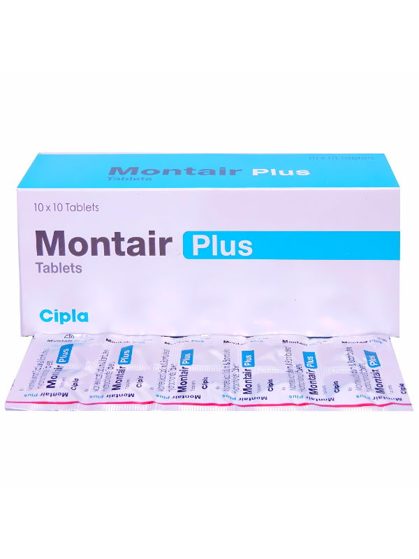 IVM_1551_01 Montair Plus Tablet (Montelukast + Levocetirizine) - Treatment for Asthma & Allergies
