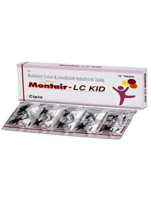 Montair LC Kid Tablet (Levocetirizine + Montelukast) - Treatment of Allergies & Asthma in Children