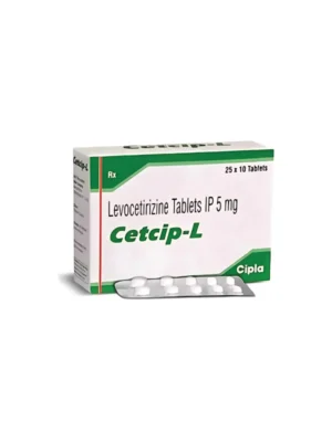 Cetcip-L Tablet (Levocetirizine) - Treatment for Allergic Conditions