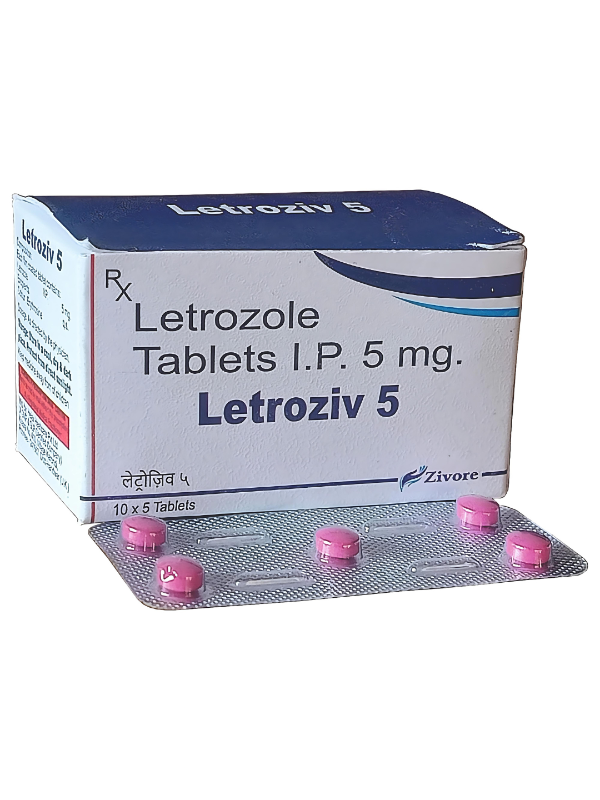 IVM_1587_01 Letrozole 5 Tablet - Treatment for Post-Menopausal Breast Cancer