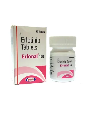 Erlonat 100mg Tablet (Erlotinib) - Treatment for Non-Small Cell Lung Cancer & Pancreatic Cancer