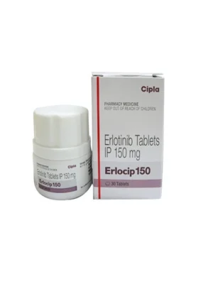 Erlocip 150 Tablet (Erlotinib) - Targeted Therapy for EGFR+ Cancers
