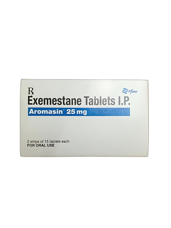 IVM_1595_01 Aromasin 25mg Tablet (Exemestane) - Aromatase Inhibitor for Breast Cancer Treatment