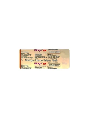 Mirago 50 mg Tablet (Mirabegron Extended 50 mg)