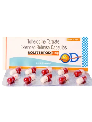 Roliten OD 4 mg Capsule (Tolterodine)