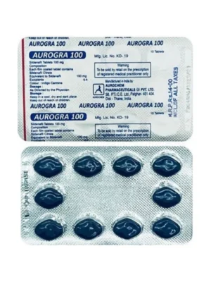 Aurogra 100 mg (Sildenafil Citrate)