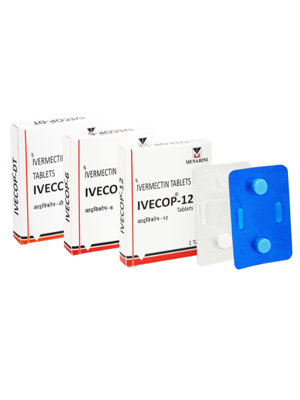 IVM_1666_01 Ivecop 12 Tablet – Powerful Antiparasitic Medication (Ivermectin)
