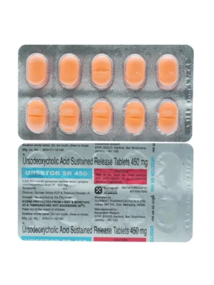 Ursetor SR 450 mg Tablet (Ursodeoxycholic 450)