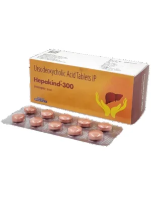 Hepakind 300 mg Tablet (Ursodeoxycholic 300 mg)