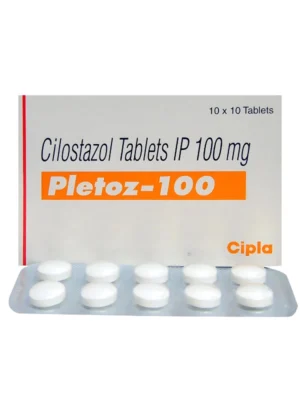 Pletoz 100 Tablet – Cilostazol for Intermittent Claudication