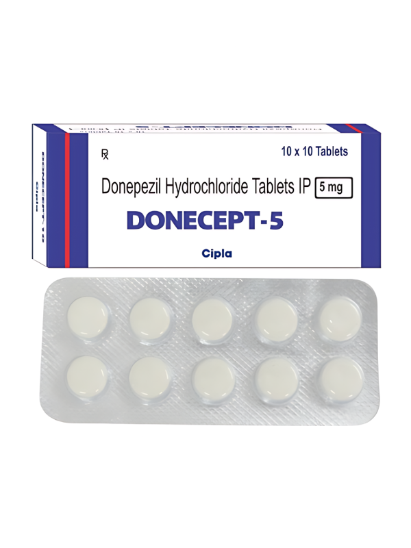 IVM_242_01 Donecept 5 Tablet (Donepezil) - Treatment for Alzheimer's Dementia