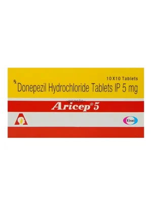 Aricep 5 Tablet (Donepezil) - Treatment for Alzheimer's Disease & Dementia