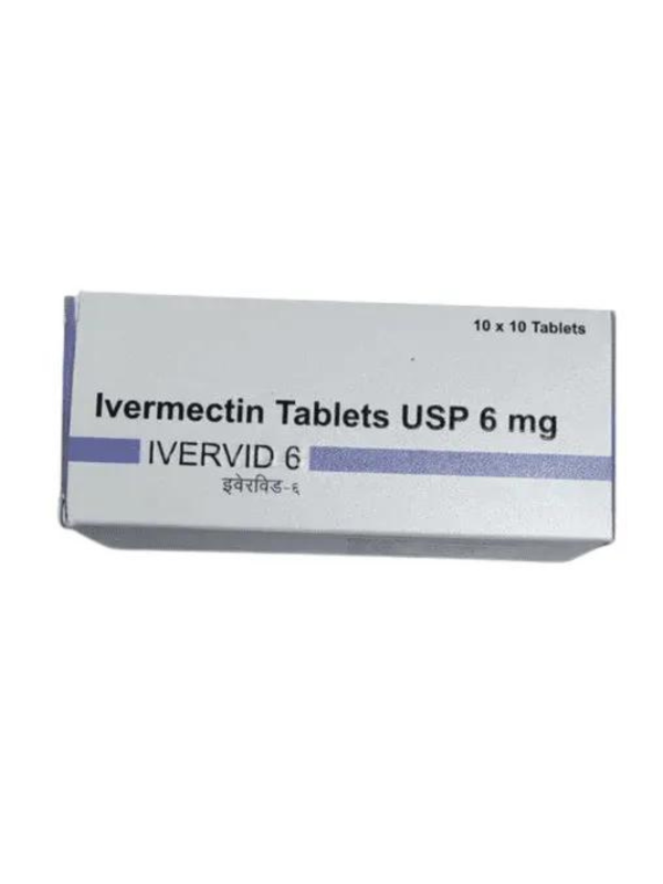 IVM_320_01 Ivervid 6mg Tablet (Ivermectin) - Treatment for Parasitic Infections