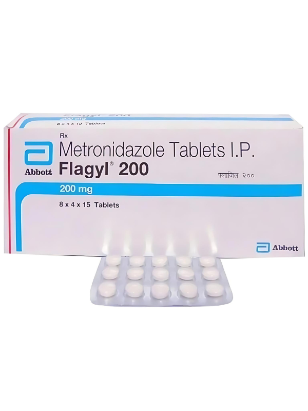 IVM_330_01 Flagyl 200 Tablet – Antibiotic for Bacterial & Parasitic Infections