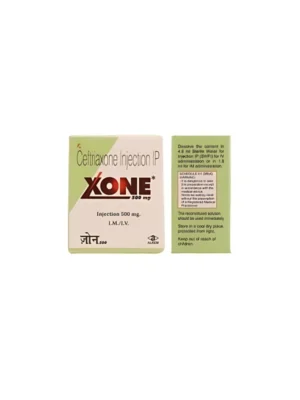 Xone 500mg Injection (Ceftriaxone) - Treatment of Bacterial Infections