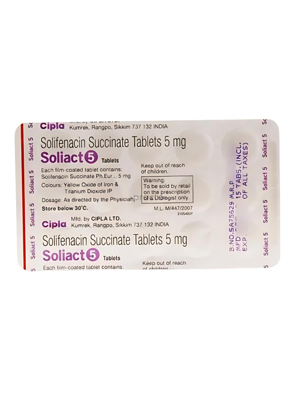 IVM_420_01 Soliact 5 Tablet – Effective Treatment for Overactive Bladder