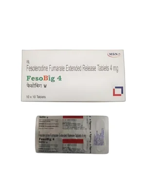 Fesobig 4 Tablet ER – Extended Release Treatment for Overactive Bladder