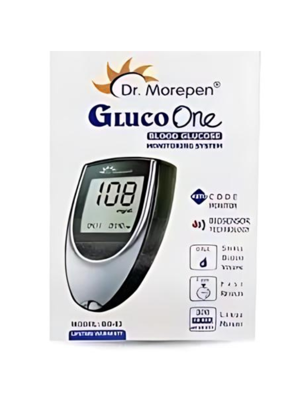 IVM_515_01 Dr Morepen BG 03 Gluco One Glucose Monitoring System Glucometer with Gluco One B