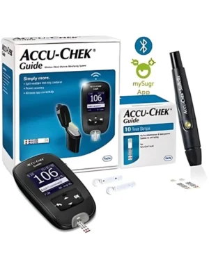Accu-Chek Guide Wireless Blood Glucose Monitoring System Glucometer with 10 Test