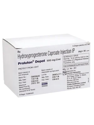 Proluton Depot Injection(Hydroxyprogesterone Caproate): Treatment for Preterm Labor