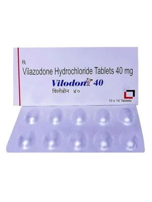 Vilodon 40mg Tablet - Vilazodone | SSRI Antidepressant for Depression