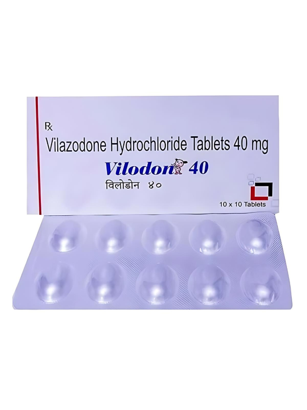 IVM_626_01 Vilodon 40mg Tablet - Vilazodone | SSRI Antidepressant for Depression